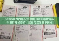 500彩票世界杯投注-揭开500彩票世界杯投注的神秘面纱，理智与娱乐的平衡点