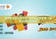 世界杯体育彩票资讯-世界杯体育彩票，激情与智慧的碰撞