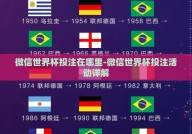 微信世界杯投注在哪里-微信世界杯投注活动详解