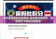 支付宝怎样投注世界杯-支付宝与世界杯，数字时代下的投注新篇章