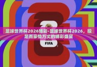 足球世界杯2026博彩-足球世界杯2026，投足而豪情万丈的博彩盛宴