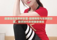 微博钱包世界杯彩票-微博钱包与世界杯彩票，数字时代的观赛新体验