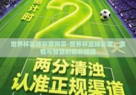 世界杯足球彩票购买-世界杯足球彩票，激情与智慧的精彩碰撞
