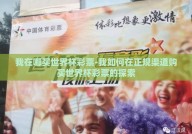 我在哪买世界杯彩票-我如何在正规渠道购买世界杯彩票的探索