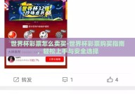世界杯彩票怎么卖买-世界杯彩票购买指南，轻松上手与安全选择