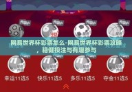 网易世界杯彩票怎么-网易世界杯彩票攻略，稳健投注与有趣参与