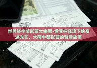 世界杯中奖彩票大金额-世界杯狂热下的奇迹光芒，大额中奖彩票的背后故事