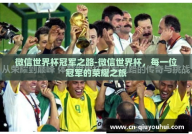 微信世界杯冠军之路-微信世界杯，每一位冠军的荣耀之旅