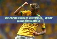 体彩世界杯彩票赔率-洞见世界杯，体彩世界杯彩票赔率的奥秘