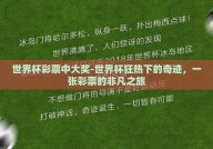 世界杯彩票中大奖-世界杯狂热下的奇迹，一张彩票的非凡之旅