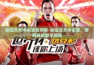 微信天天中彩票世界杯-微信天天中彩票，世界杯的数字游戏