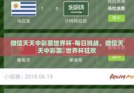 微信天天中彩票世界杯-每日挑战，微信天天中彩票✖世界杯狂欢