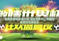 足彩世界杯玩法介绍-足彩世界杯，激情与策略的完美融合
