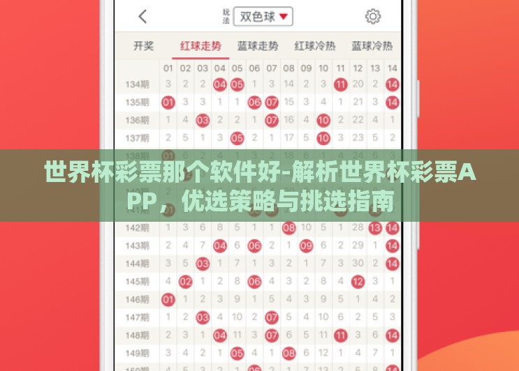 世界杯彩票那个软件好-解析世界杯彩票APP,优选策略与挑选指南 世界杯彩票那个软件好-解析世界杯彩票APP,优选策略与挑选指南