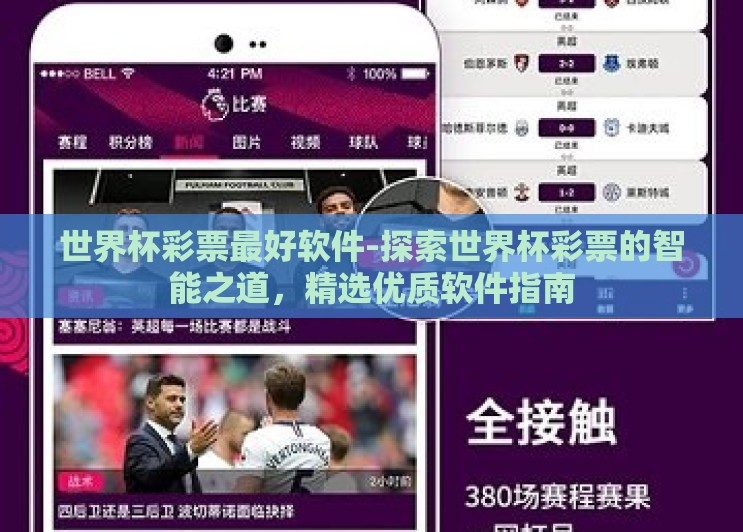 世界杯彩票最好软件-探索世界杯彩票的智能之道，精选优质软件指南