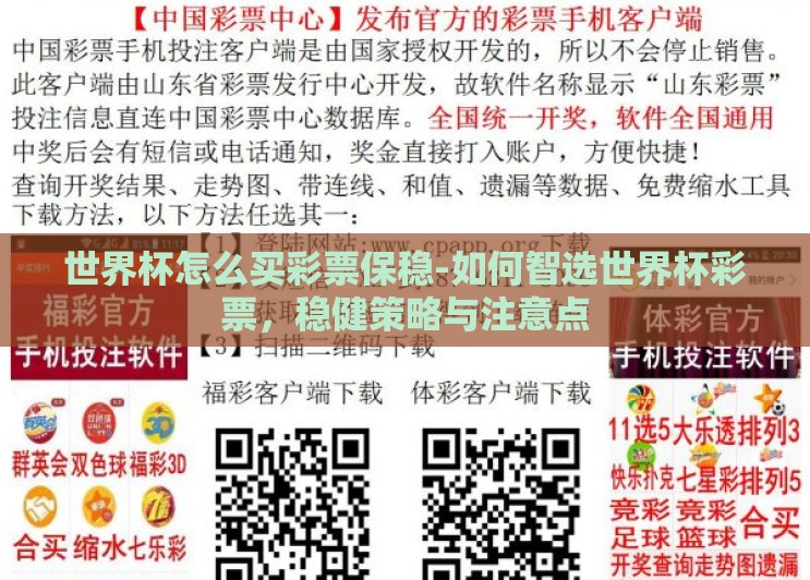 世界杯怎么买彩票保稳-如何智选世界杯彩票,稳健策略与注意点 世界杯怎么买彩票保稳-如何智选世界杯彩票,稳健策略与注意点