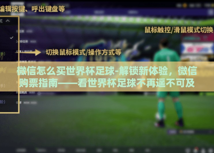 微信怎么买世界杯足球-解锁新体验,微信购票指南——看世界杯足球不再遥不可及 微信怎么买世界杯足球-解锁新体验,微信购票指南——看世界杯足球不再遥不可及