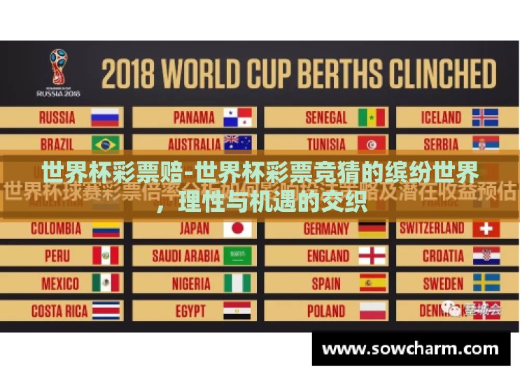世界杯彩票赔-世界杯彩票竞猜的缤纷世界，理性与机遇的交织