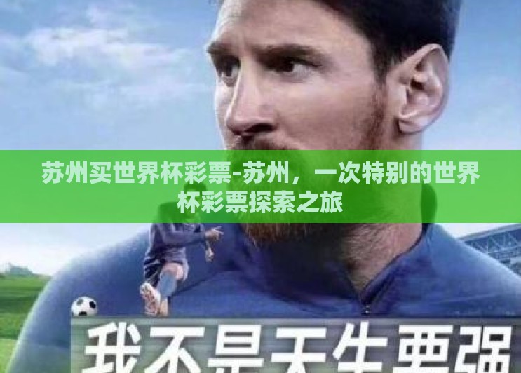 苏州买世界杯彩票-苏州，一次特别的世界杯彩票探索之旅
