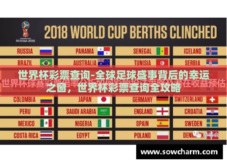 世界杯彩票查询-全球足球盛事背后的幸运之窗，世界杯彩票查询全攻略
