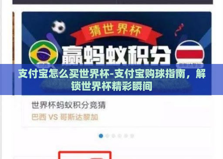 支付宝怎么买世界杯-支付宝购球指南,解锁世界杯精彩瞬间 支付宝怎么买世界杯-支付宝购球指南,解锁世界杯精彩瞬间