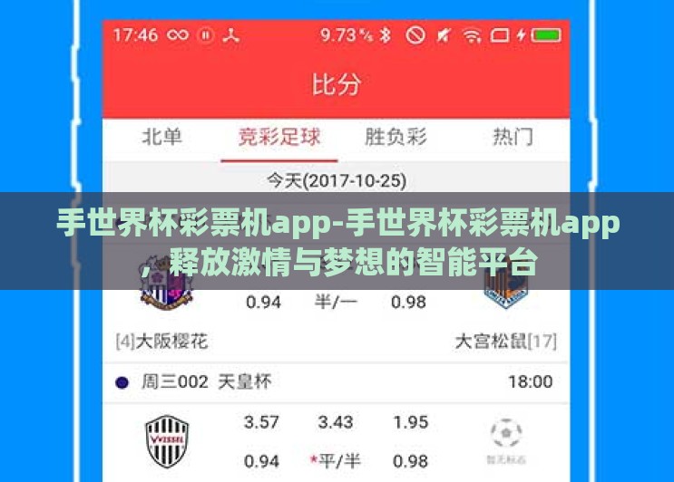 手世界杯彩票机app-手世界杯彩票机app，释放激情与梦想的智能平台