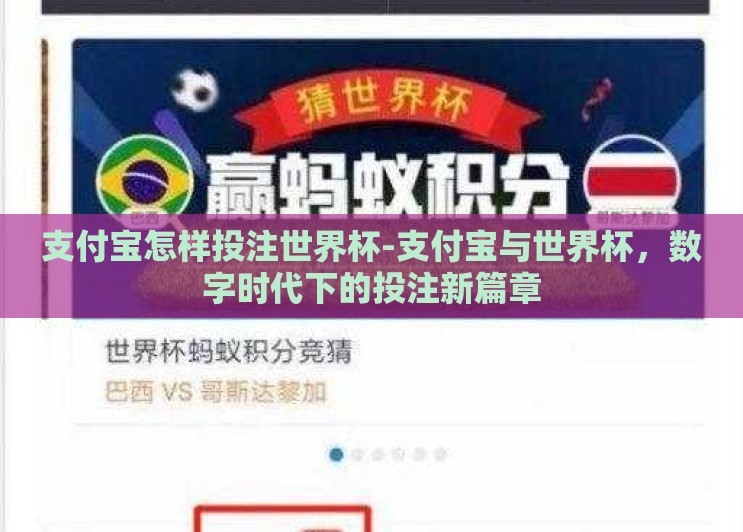 支付宝怎样投注世界杯-支付宝与世界杯,数字时代下的投注新篇章 支付宝怎样投注世界杯-支付宝与世界杯,数字时代下的投注新篇章